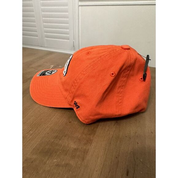 Denver Broncos 47 Brand Clean Up NFL Adjustable Snap Back Dad Hat Cap Orange - Picture 3 of 5